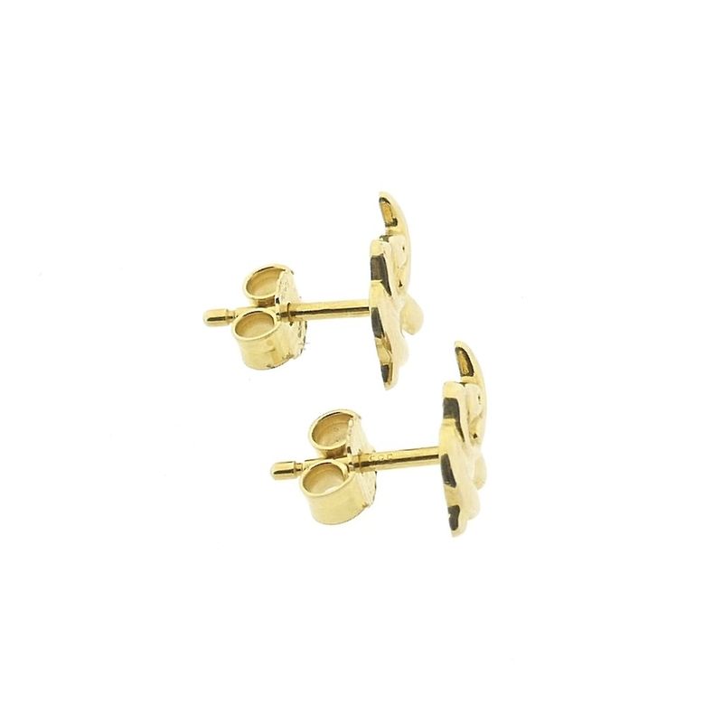 Image 9 of Gold elephant stud earrings
