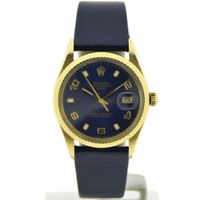 Rolex Oyster Perpetual Date 15037; 14k gold watch
