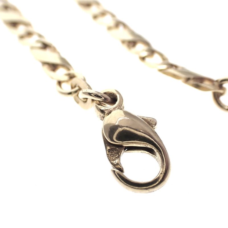 Image 3 of Golden fantasy gourmet link chain | 45 cm