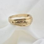Image 4 of Gold ring with relief