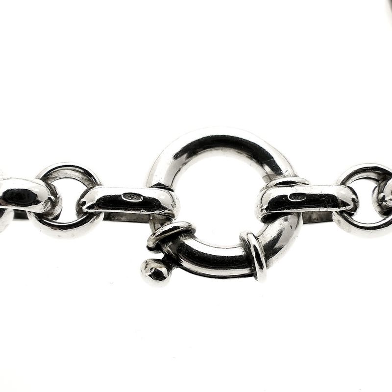 Image 6 of Silver jasseron necklace | 44 cm