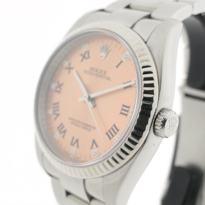 Image 21 of Rolex Oyster Perpetual; 116034 with factory set diamonds