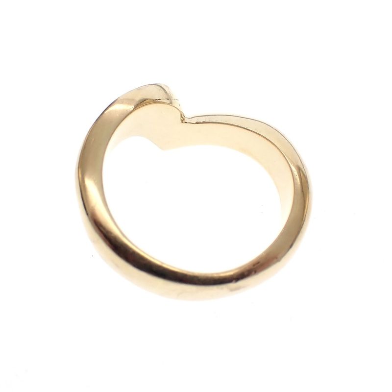 Image 4 of Gold V-shaped ring