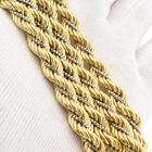 Image 8 of Two-tone gold twisted/Venetian link chain