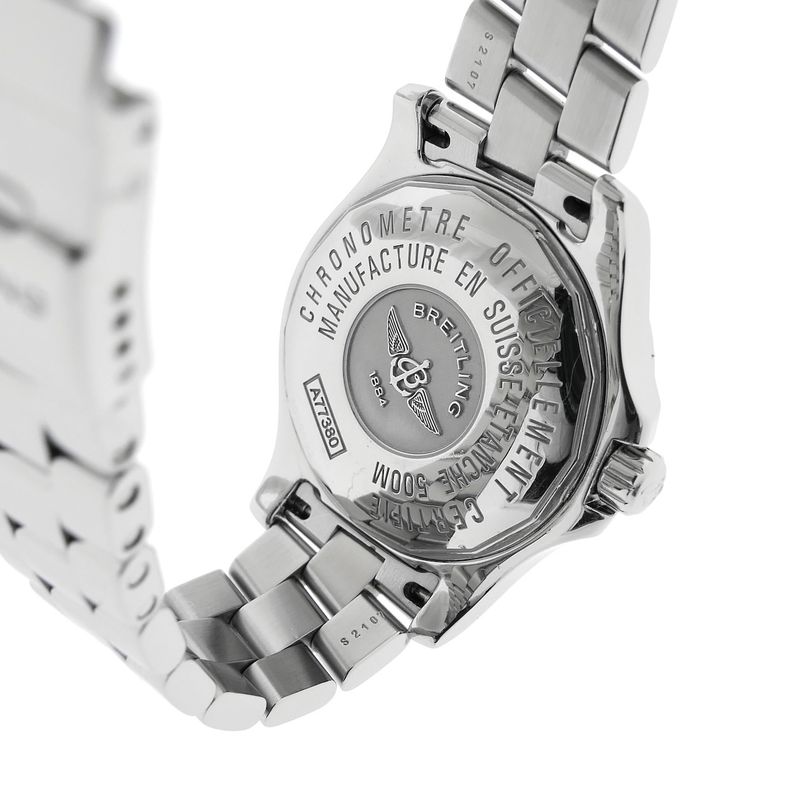 Image 10 of Breitling Colt Oceane 'Diamonds' A77380; Women's watch with diamond bezel