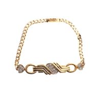 Vintage gold bracelet with diamond 0.28