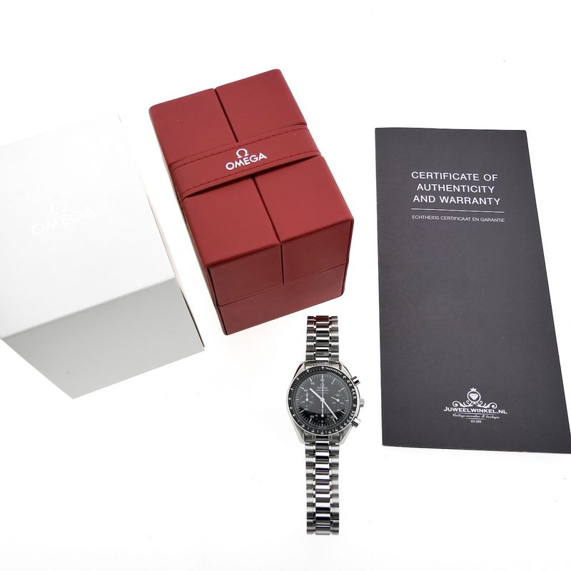Image 5 of Omega Speedmaster Reduced; Automatic Chronograph watch