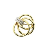 Vintage two-tone gold brooch