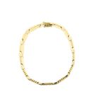 Image 3 of Bicolor Gold Bracelet with Fantasy Links; 18 Karat; 20 cm