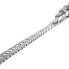 Image 9 of White gold link bracelet with diamond; 0.35 ct.