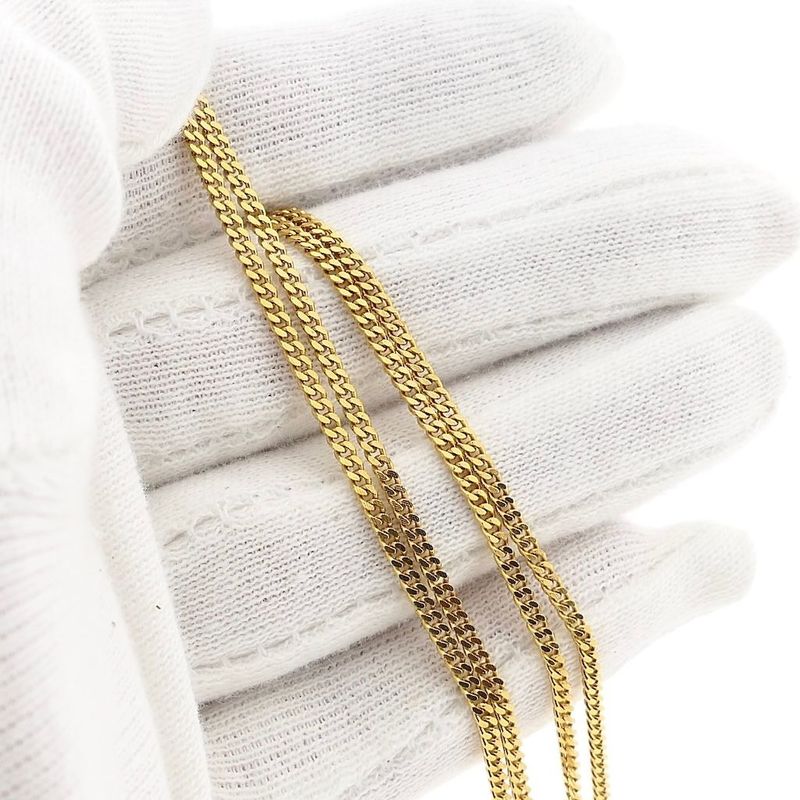 Afbeelding 5 van Gouden gourmetschakel ketting