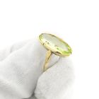 Image 9 of Gold ring with green beryl | Vintage/antique