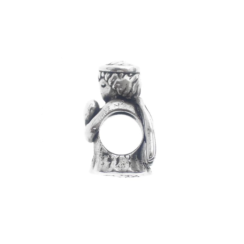 Image 7 of Pandora Moments charm; Silver; Guardian Angel