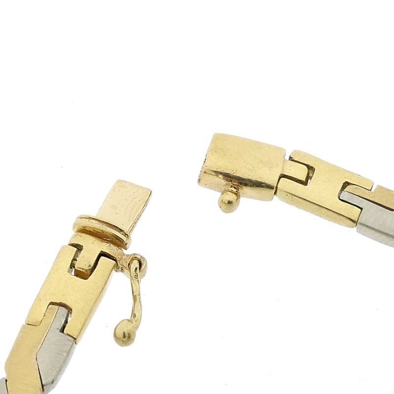 Image 7 of Two-tone gold fantasy link chain