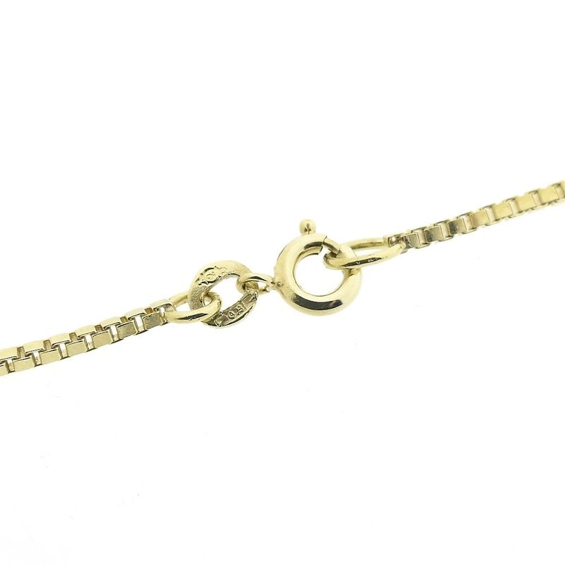 Image 6 of Long gold Venetian link chain