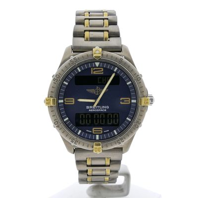 Breitling Aerospace Titanium E56062; Bi-color men's watch Image 1 of Breitling Aerospace Titanium E56062; Bi-color men's watch