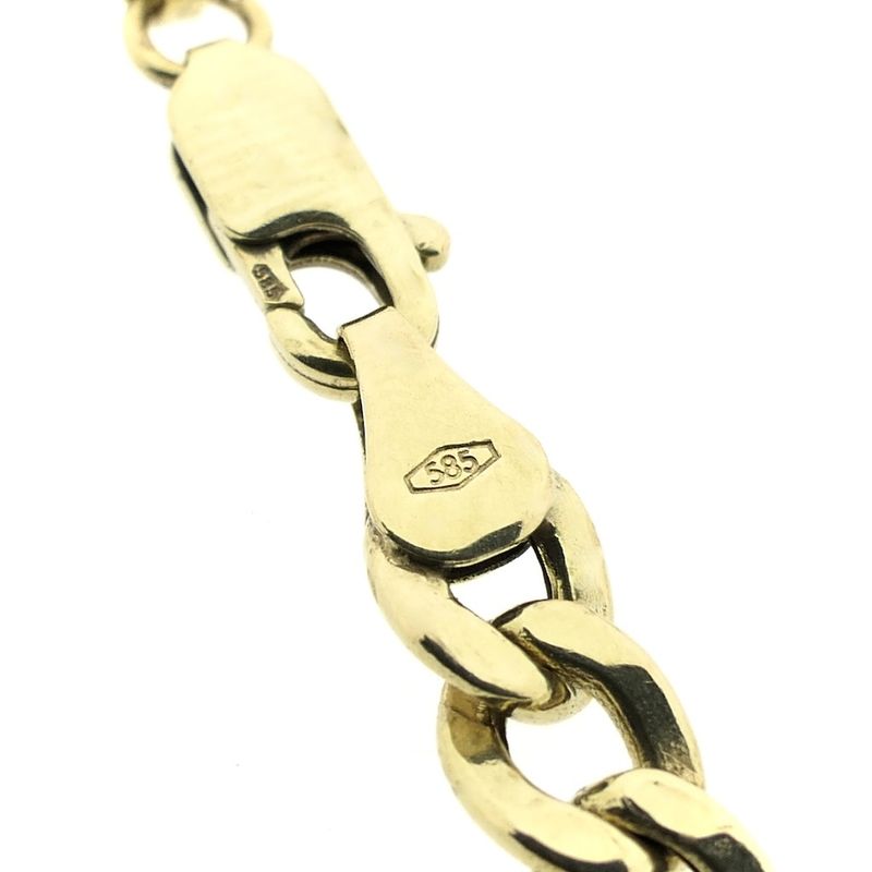 Image 5 of Gold robust gourmet link chain