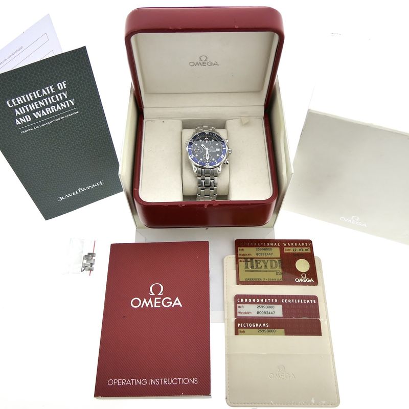 Image 20 of Omega Seamaster Diver 300m 2225.80.00; Chronograph men's watch