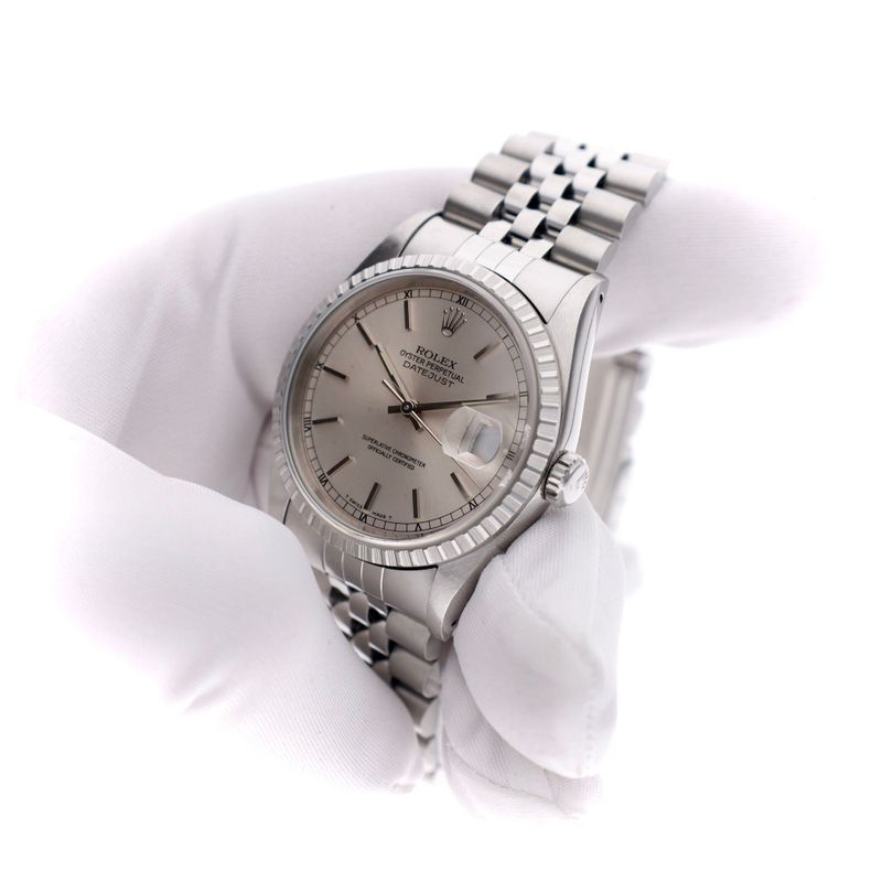Afbeelding 5 van Rolex Datejust 36mm 16220; Vintage Automatisch Horloge