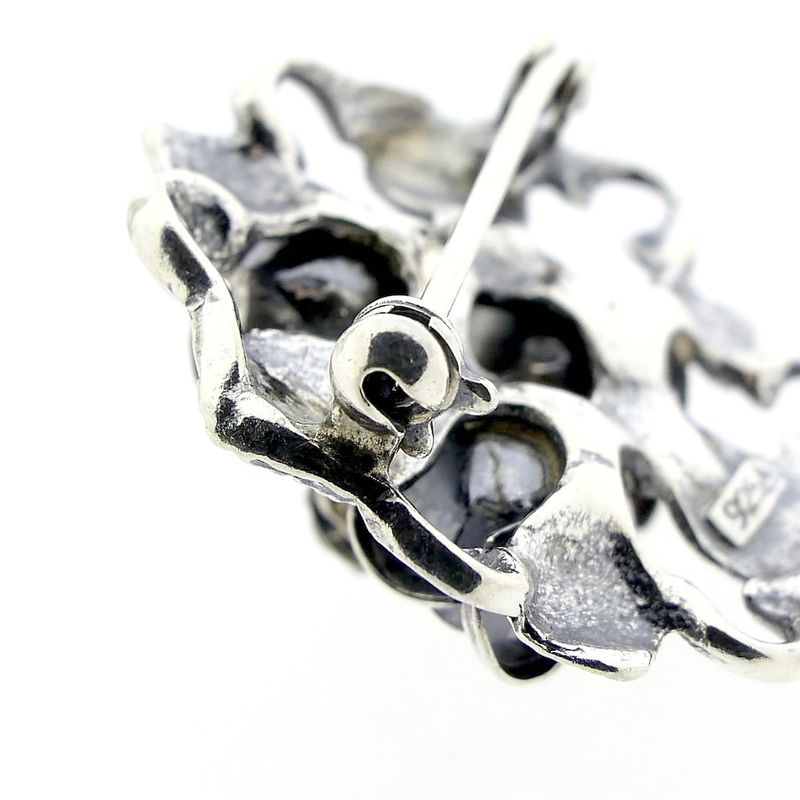 Image 6 of Silver rose brooch