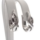 Image 1 of White gold earrings set with 0.12 ct. diamonds | Flame
