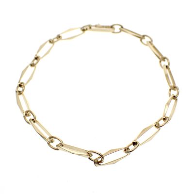 Image 1 of Gold closed for ever bracelet | 20 cm