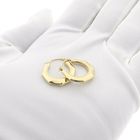 Image 9 of Gold lapidary earrings | Ø 20 mm