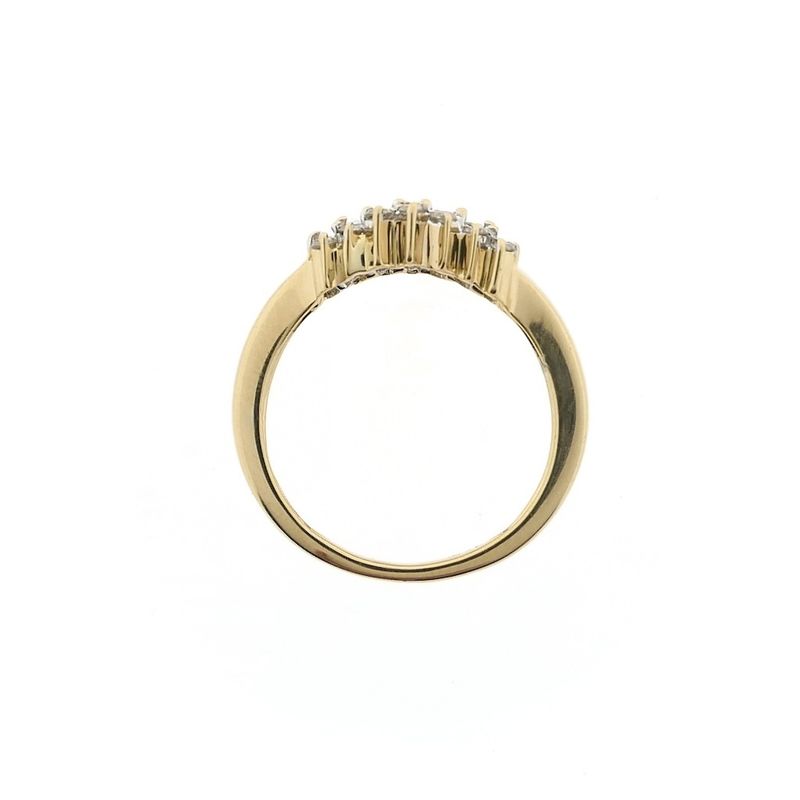Image 9 of Gold ring pavé set with diamonds | approx. 0.56 ct.
