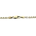 Image 4 of Two-tone gold Figaro link chain