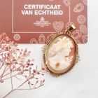 Image 3 of Vintage gold pendant with cameo