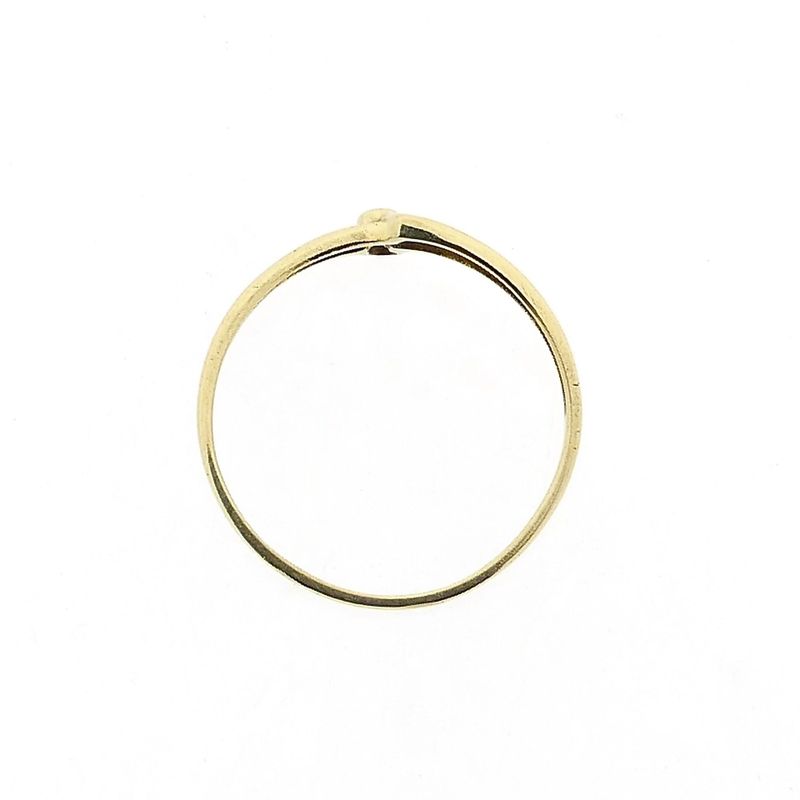 Image 5 of Gold Ring with Diamond; 0.01 ct.