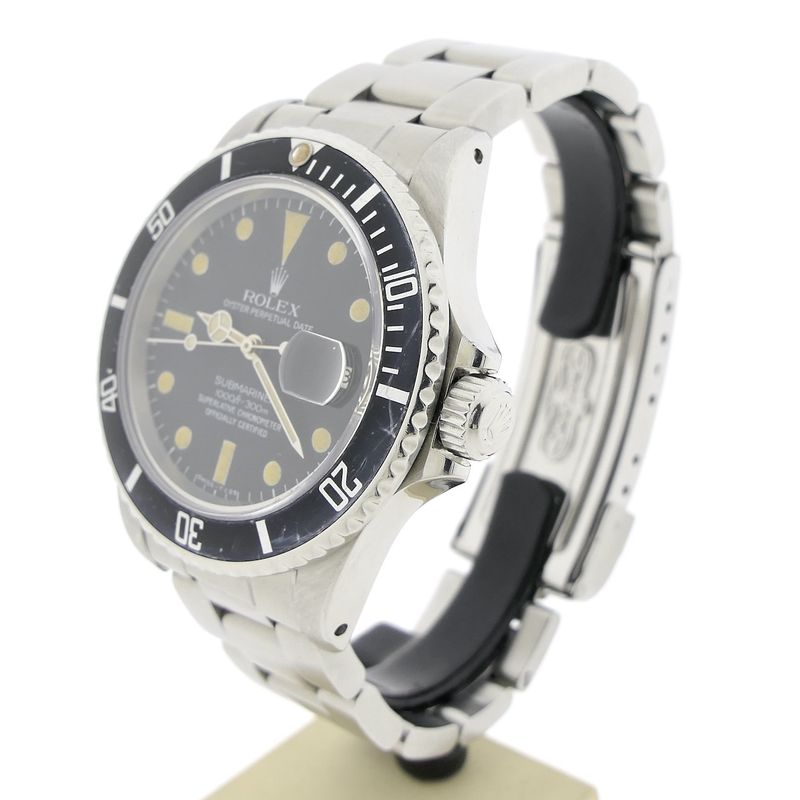 Image 2 of Rolex Submariner 16800; Vintage diving watch in full set