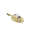 Image 11 of Vintage gold pendant with amethyst