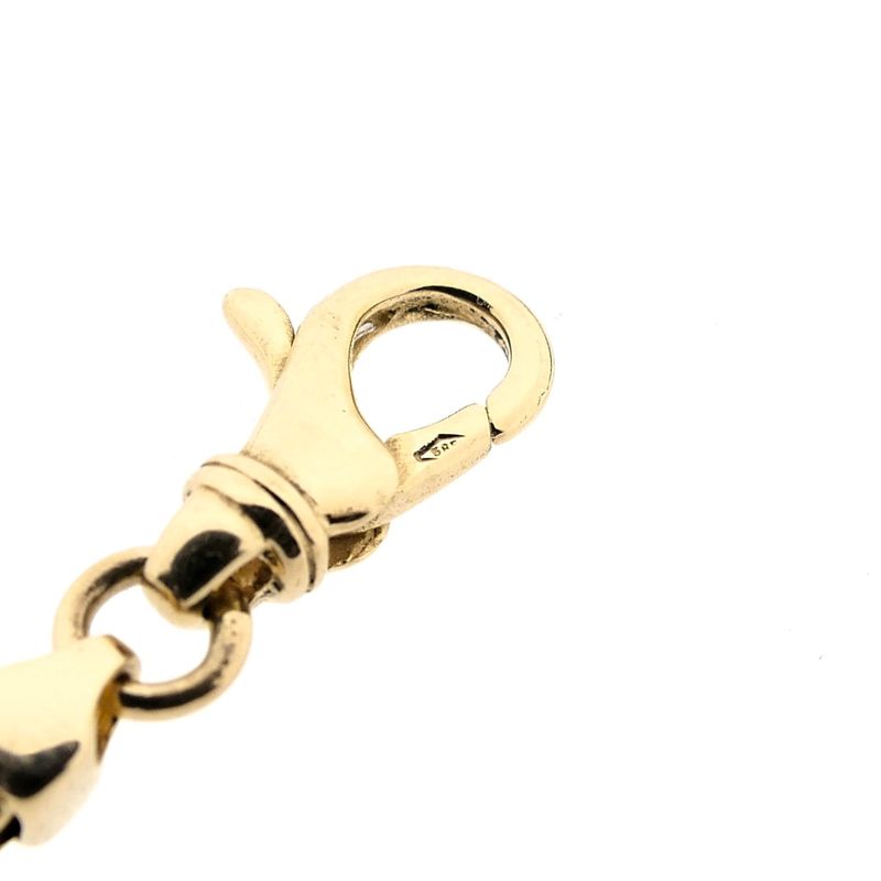 Image 8 of Golden Square Byzantine Chain Necklace