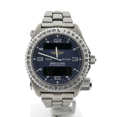 Image 1 of Breitling Emergency Professional E56121; Titanium men's watch with 121.5MHz emergency transmitter