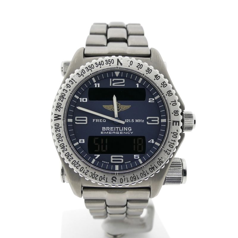 Image 1 of Breitling Emergency Professional E56121; Titanium men's watch with 121.5MHz emergency transmitter