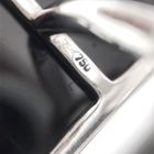 Image 6 of Exclusive white gold cufflinks with onyx and diamond 1.08 ct.