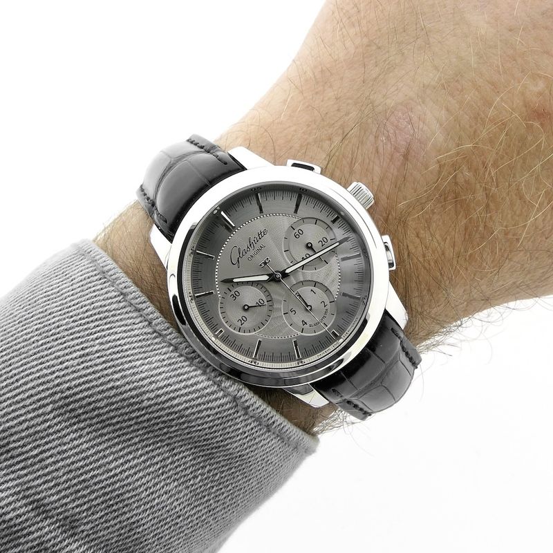 Image 11 of Glashütte Senator Sport Evolution; Chronograph men's watch