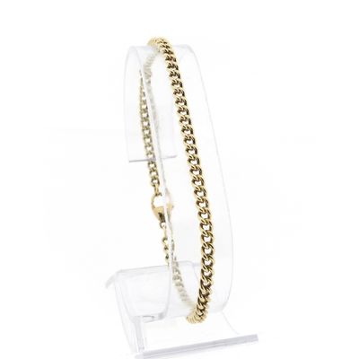Image 1 of Gold gourmet link bracelet