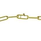 Image 3 of Gold anchor link bracelet | 20 cm