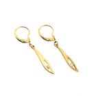 Image 3 of Gold stud earrings with zirconia