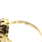Afbeelding 8 van 8 karaat ring met bloedkoraal 