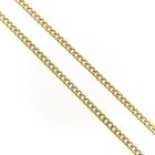 Image 3 of Gold gourmet link chain | 41.5 cm