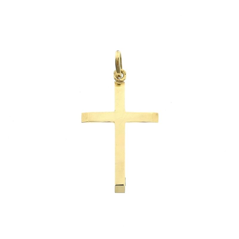 Image 1 of Gold pendant of a cross