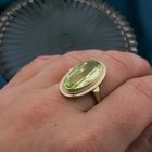 Image 4 of Gold ring with synthetic gemstone from the 60s | Vintage