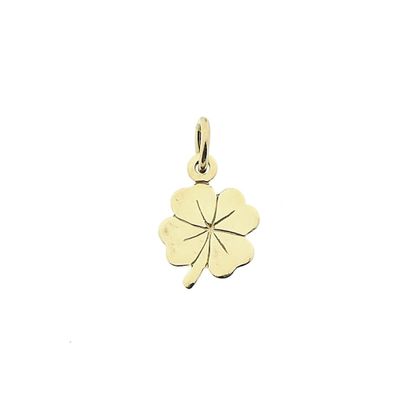 Image 1 of Gold pendant of a four-leaf clover