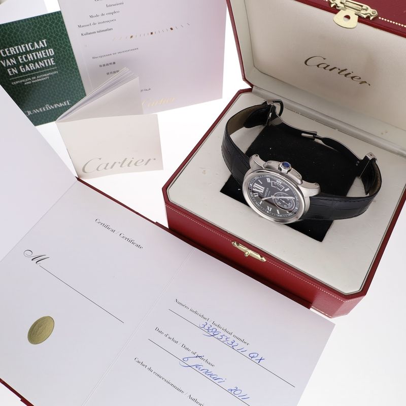 Image 19 of Cartier 'Calibre de Cartier' 3389 W7100014; Automatic men's watch