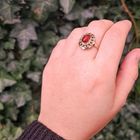 Image 4 of Gold ring with carnelian | Vintage