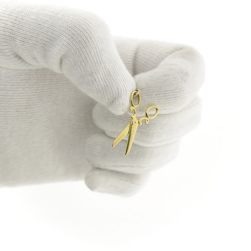 Image 11 of Gold pendant of scissors