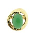 Image 3 of Gold ring with chrysoprase.